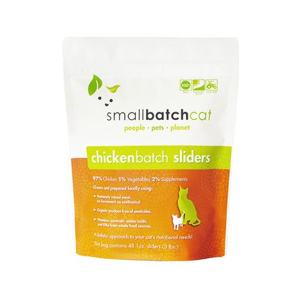 SMALLBATCH Smallbatch Cat Raw Sliders 3 LB