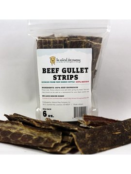 NATURAL DOG COMPANY Beef Gullet 6" 6 OZ Pack