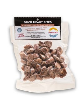 FRESH IS BEST (COMPANION NATURAL) Duck Heart Bites 3 OZ