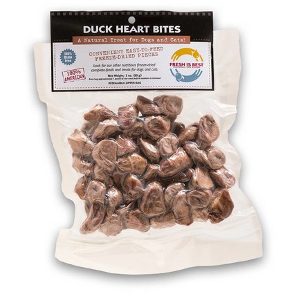 FRESH IS BEST (COMPANION NATURAL) Duck Heart Bites 3 OZ