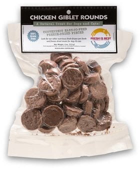 FRESH IS BEST (COMPANION NATURAL) Chicken Giblet Rounds 4 OZ