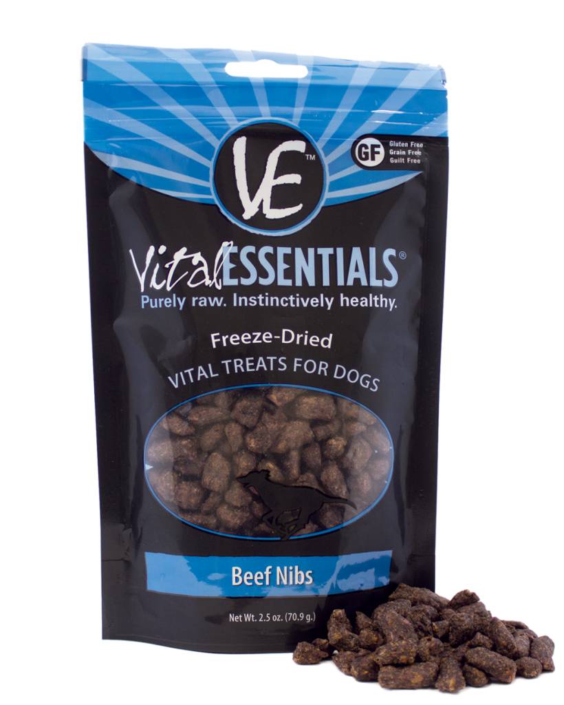 Vital Essentials Freeze Dried Beef Nibs 2.5 OZ