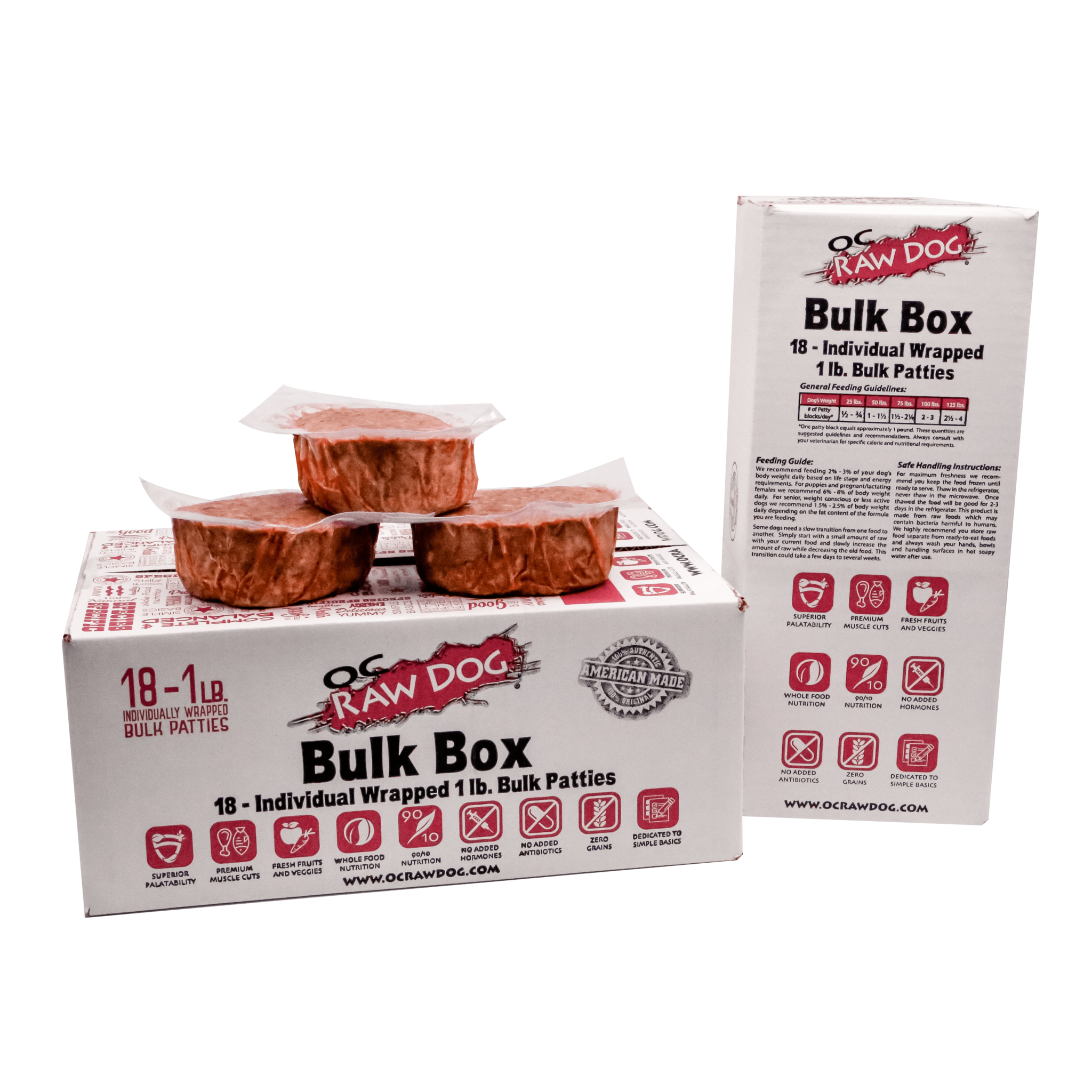 OC Raw Bulk Box 18#