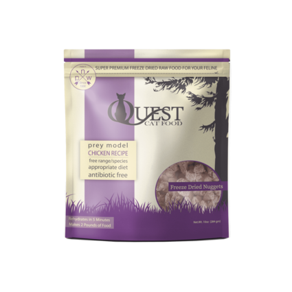 STEVE'S REAL FOOD Steve's Quest Freeze Dried Cat Food 10OZ