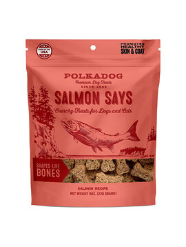 POLKA DOG Polkadog Salmon Says Bones