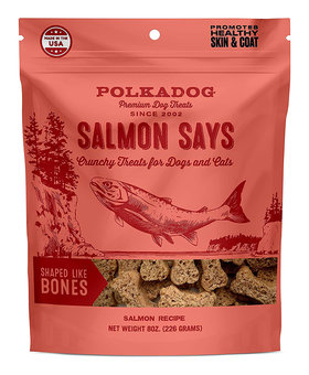 Polkadog Salmon Says Bones