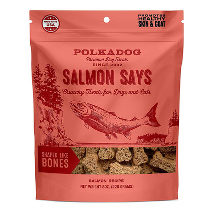 Polkadog Salmon Says Bones