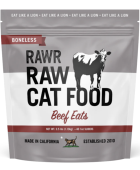 RAWR Boneless Cat Sliders 2.5 LB