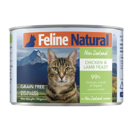 FELINE NATURALS Feline Natural Cat Can 6 OZ