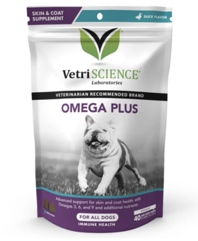 VETRISCIENCE VetriScience Omega Plus Canine Chews 40 CT