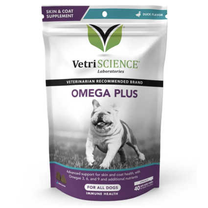 VETRISCIENCE VetriScience Omega Plus Canine Chews 40 CT