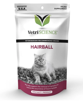 VETRISCIENCE VetriScience Hairball Feline Chews 60 CT