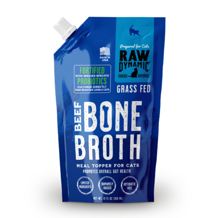 RAW DYNAMIC Raw Dynamic Cat Bone Broth Beef
