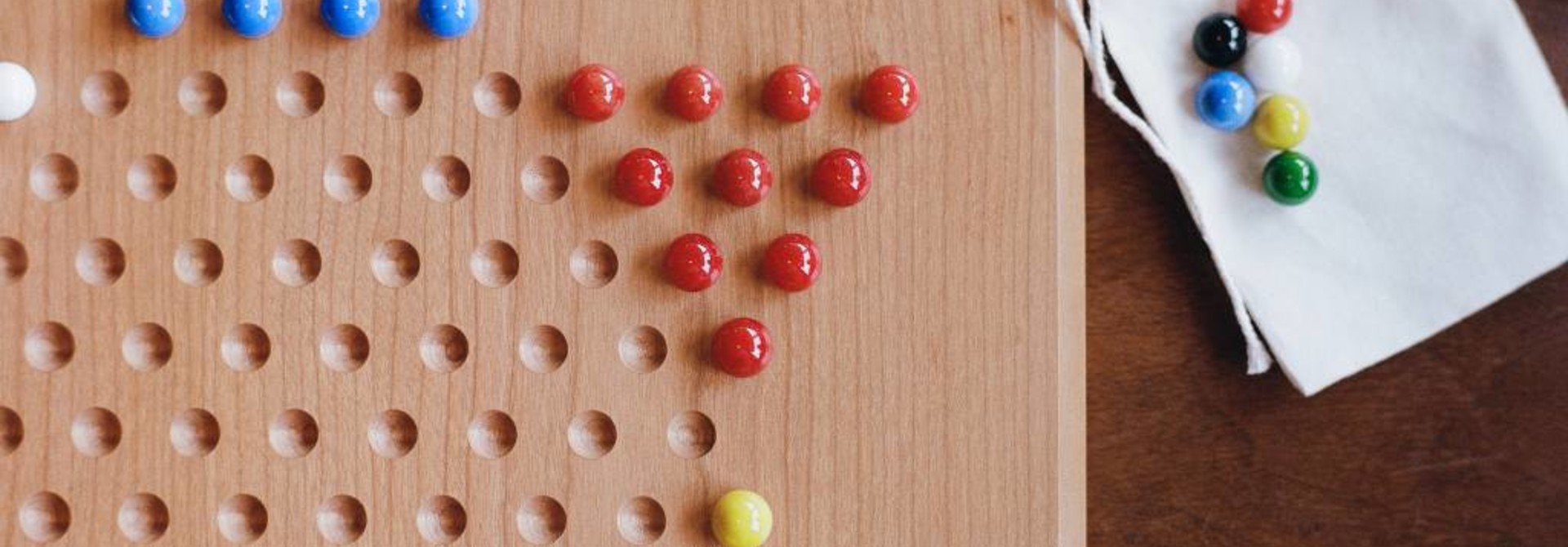 Chinese Checkers Marbles w/ bag