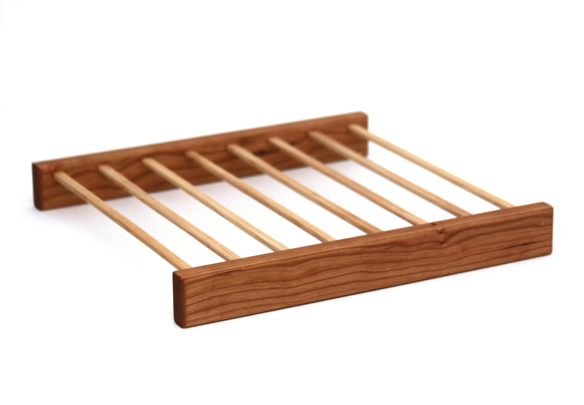 trivet cooling rack,wall decoration Cherry with Walnut wood frame
