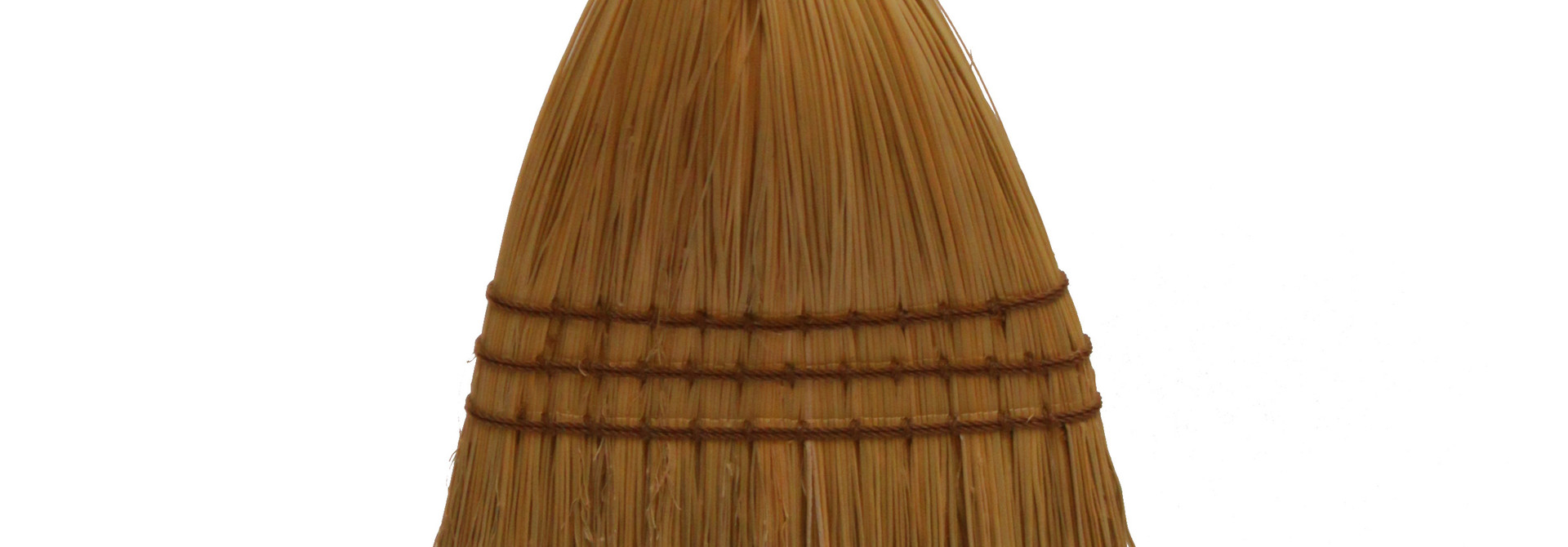 Shaker Braid Broom - Turned Handle