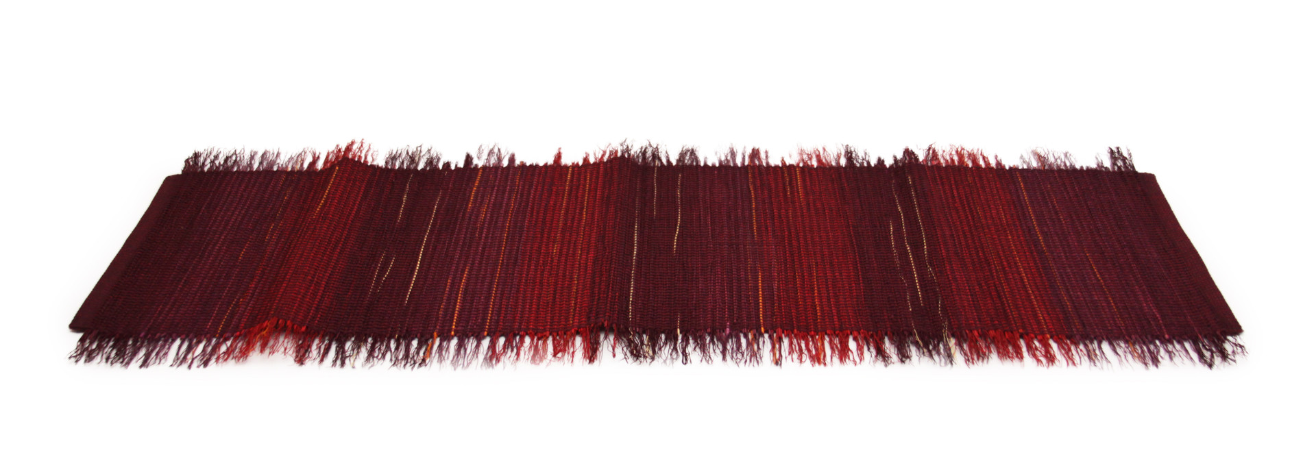 Raspberry Plum Broomcorn Table Runner