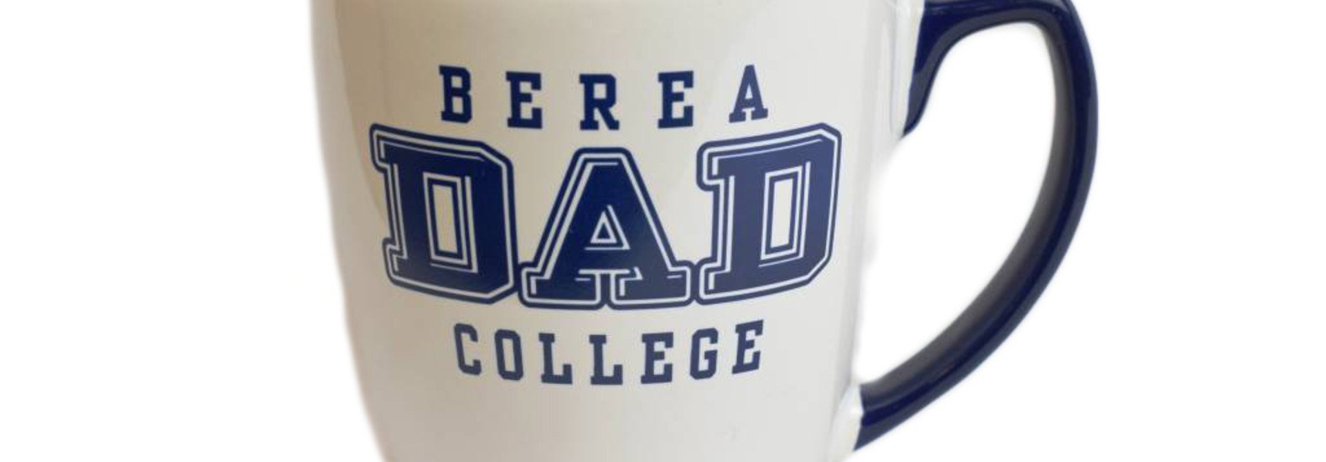 White and Blue Berea Dad mug
