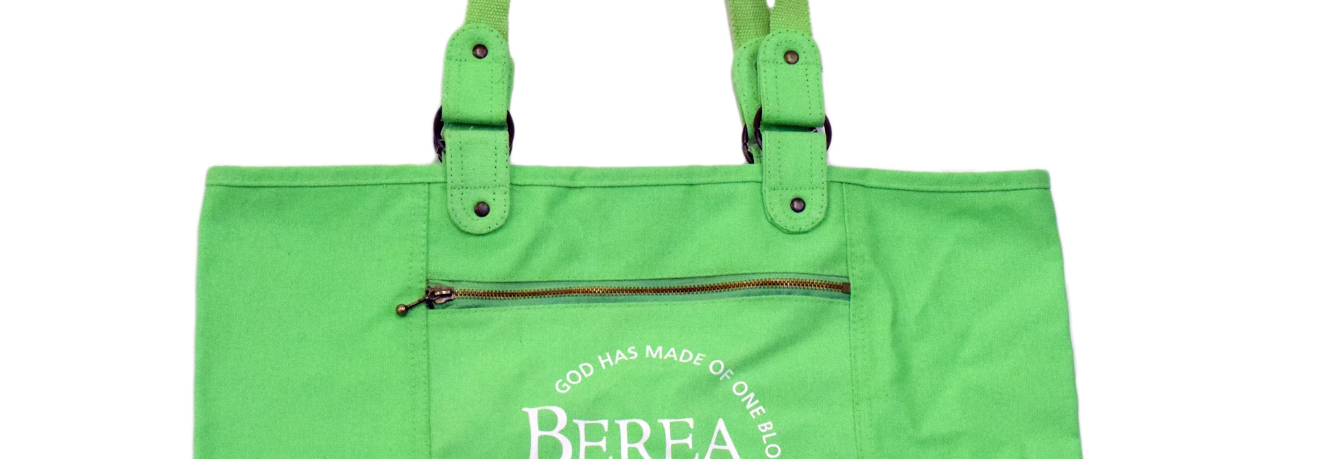 Green Berea Circle Logo Tote