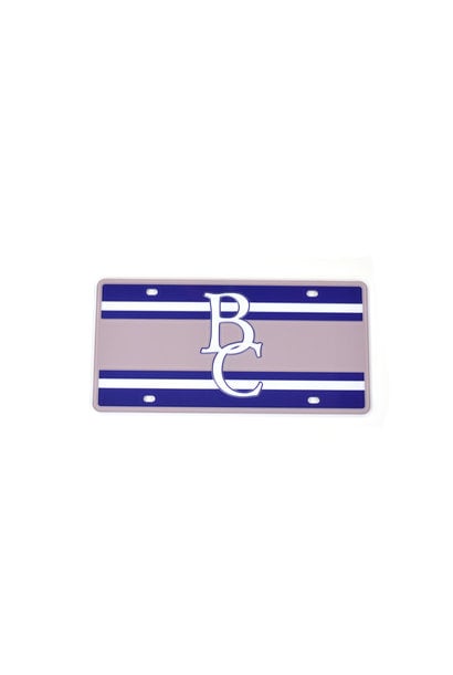 BC Striped License Plate