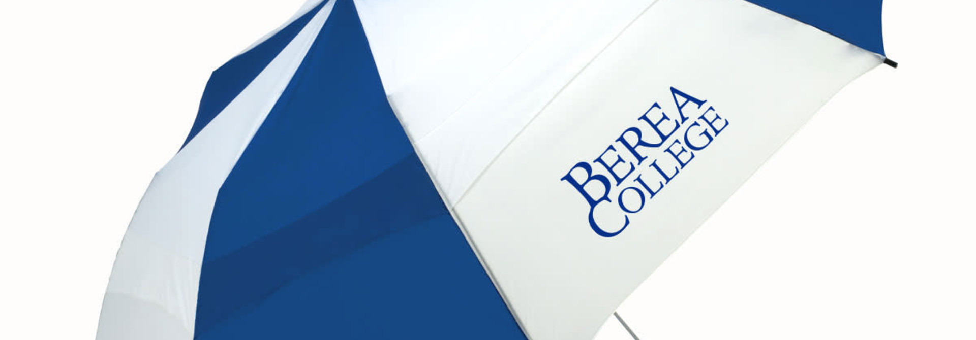 Royal/White Berea College Windjammer Umbrella