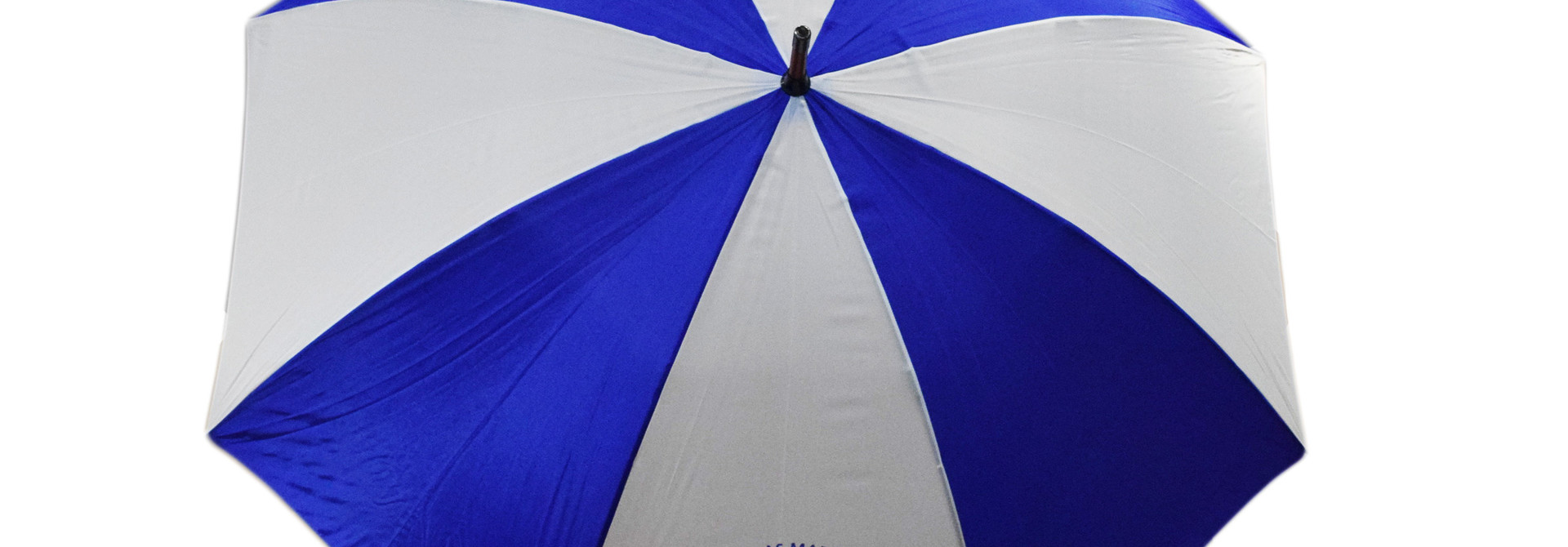 Berea Motto Blue and White Umbrella
