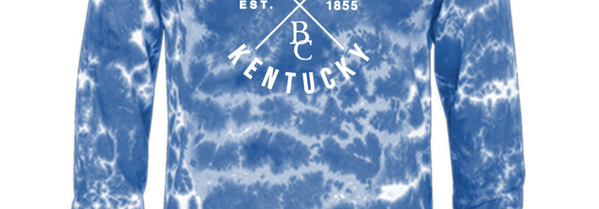 Blue Crinkle Tie Dye T-Shirt