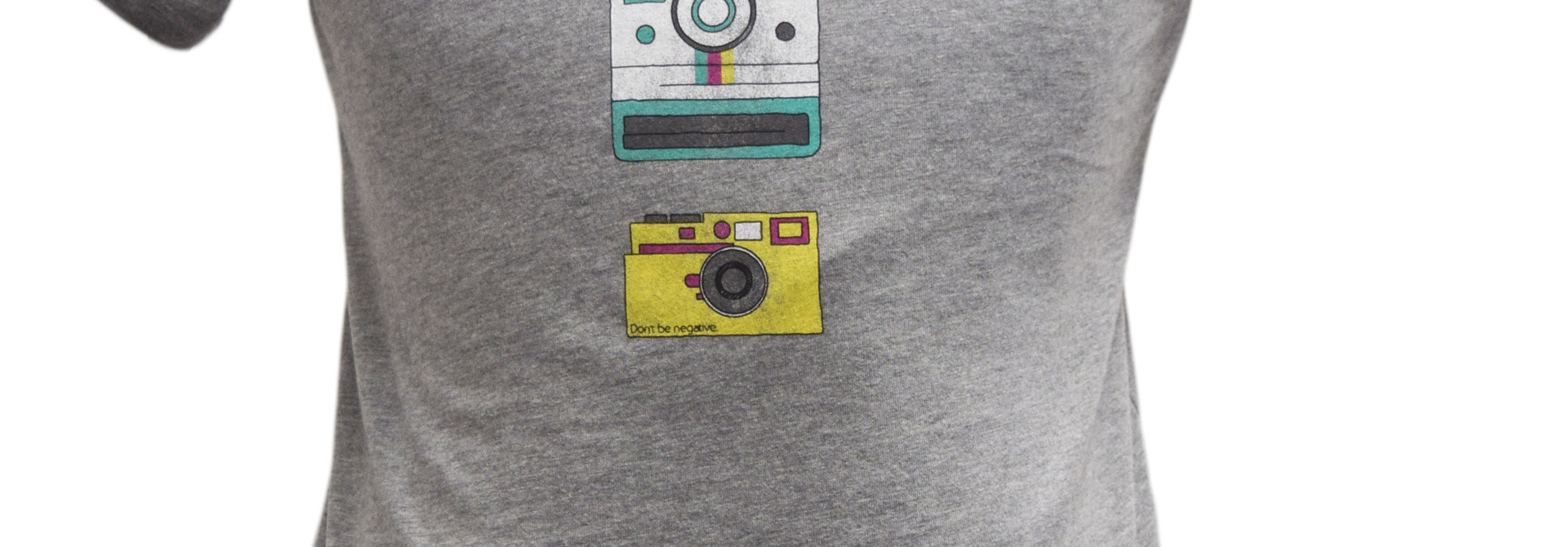 Heather Gray Camera T-Shirt Life Is Good