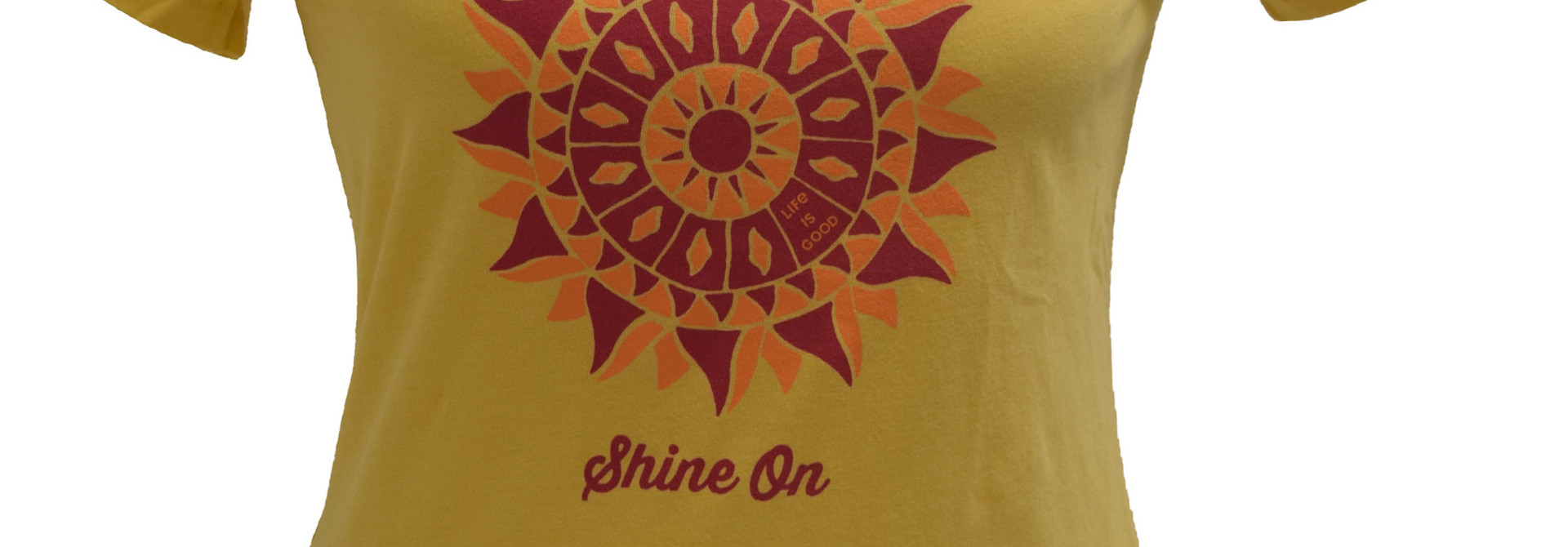 Baja Yellow Shine On Life Is Good T-Shirt
