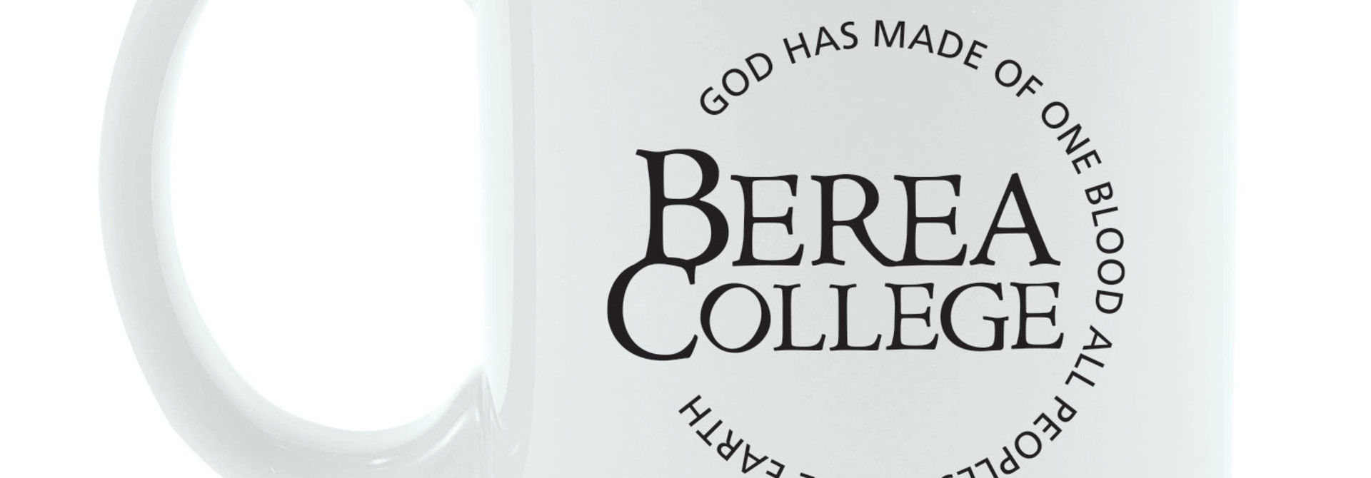 White Circle Logo Cafe Mug