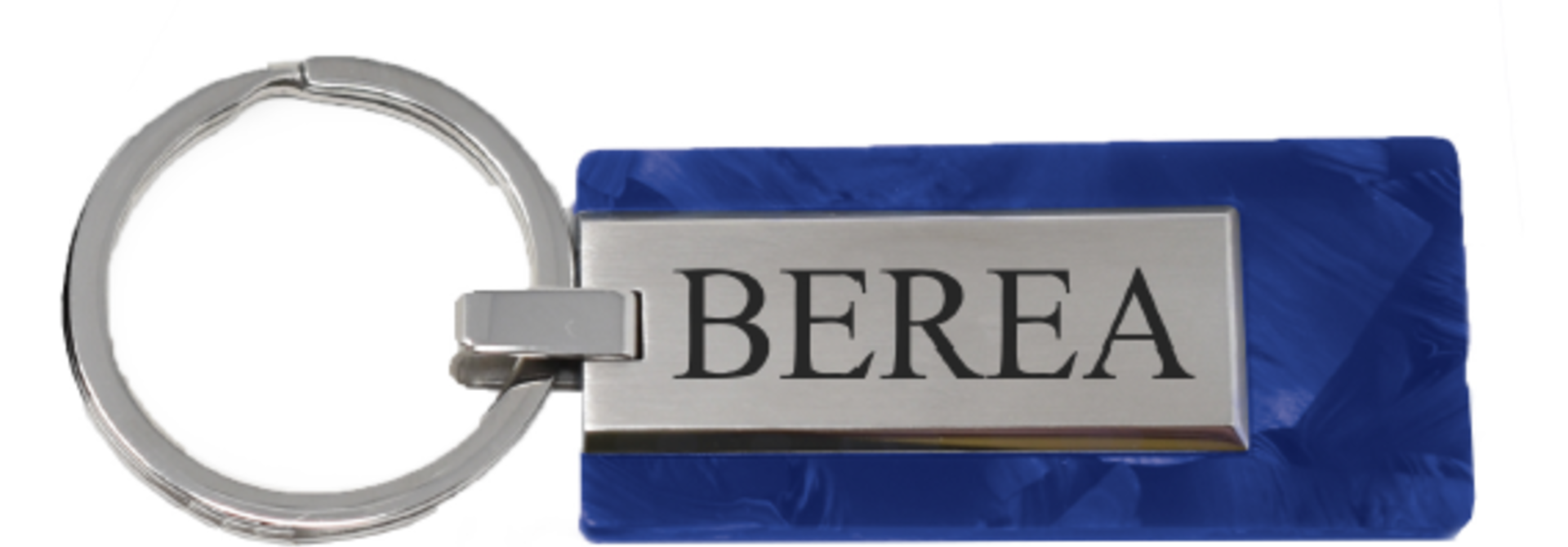 Berea Blue Resin Keychain