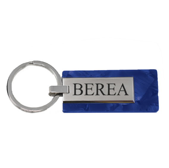 Berea Blue Resin Keychain-1
