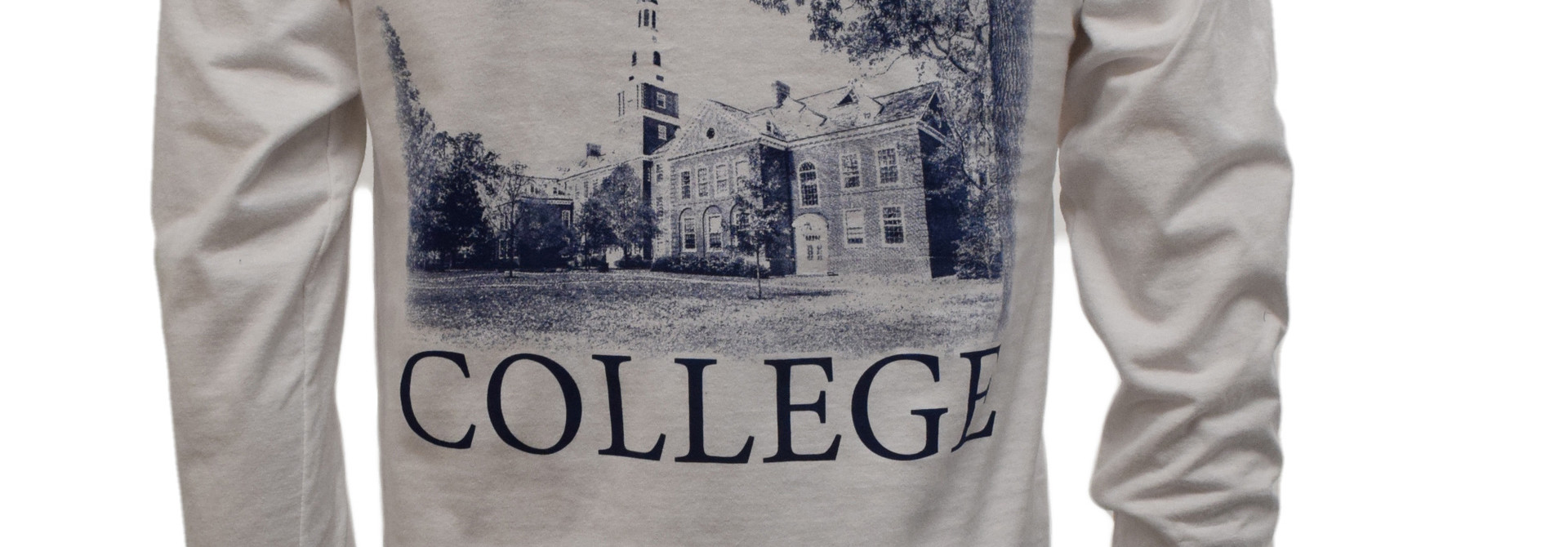 White Draper Hall Long Sleeved T-shirt
