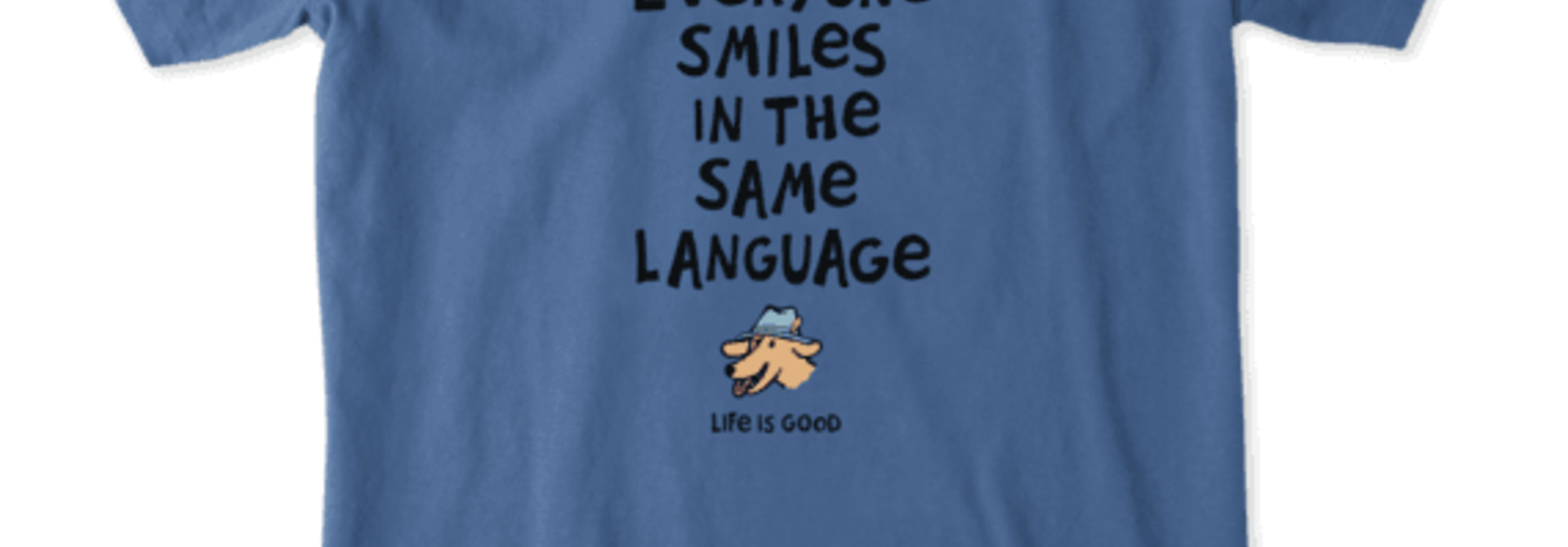 Everyone Smiles Crusher Vee Neck T-Shirt