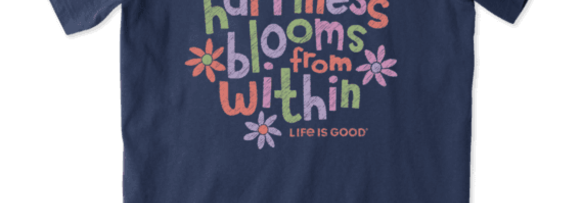 Happiness Blooms From Within Crusher T-Shirt