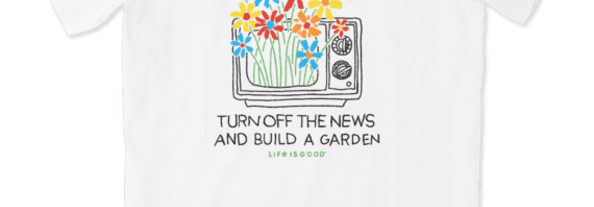 Turn Off The News Crusher T-Shirt