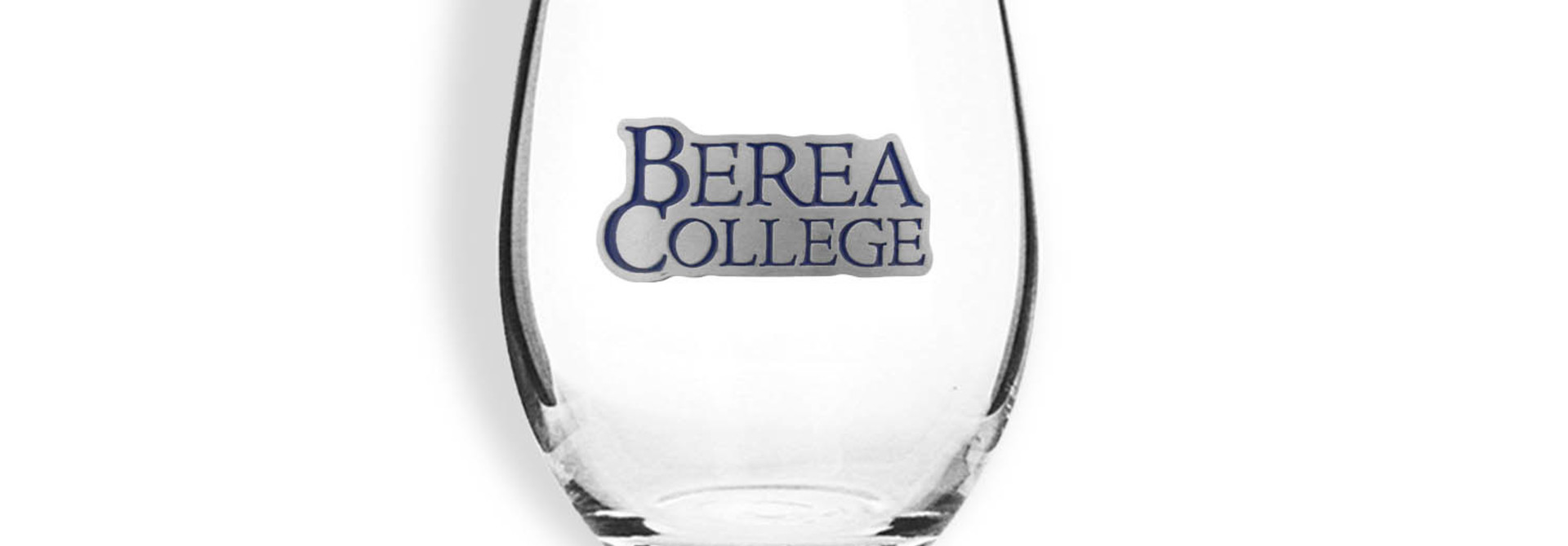 Berea College Stemless Wine Glass