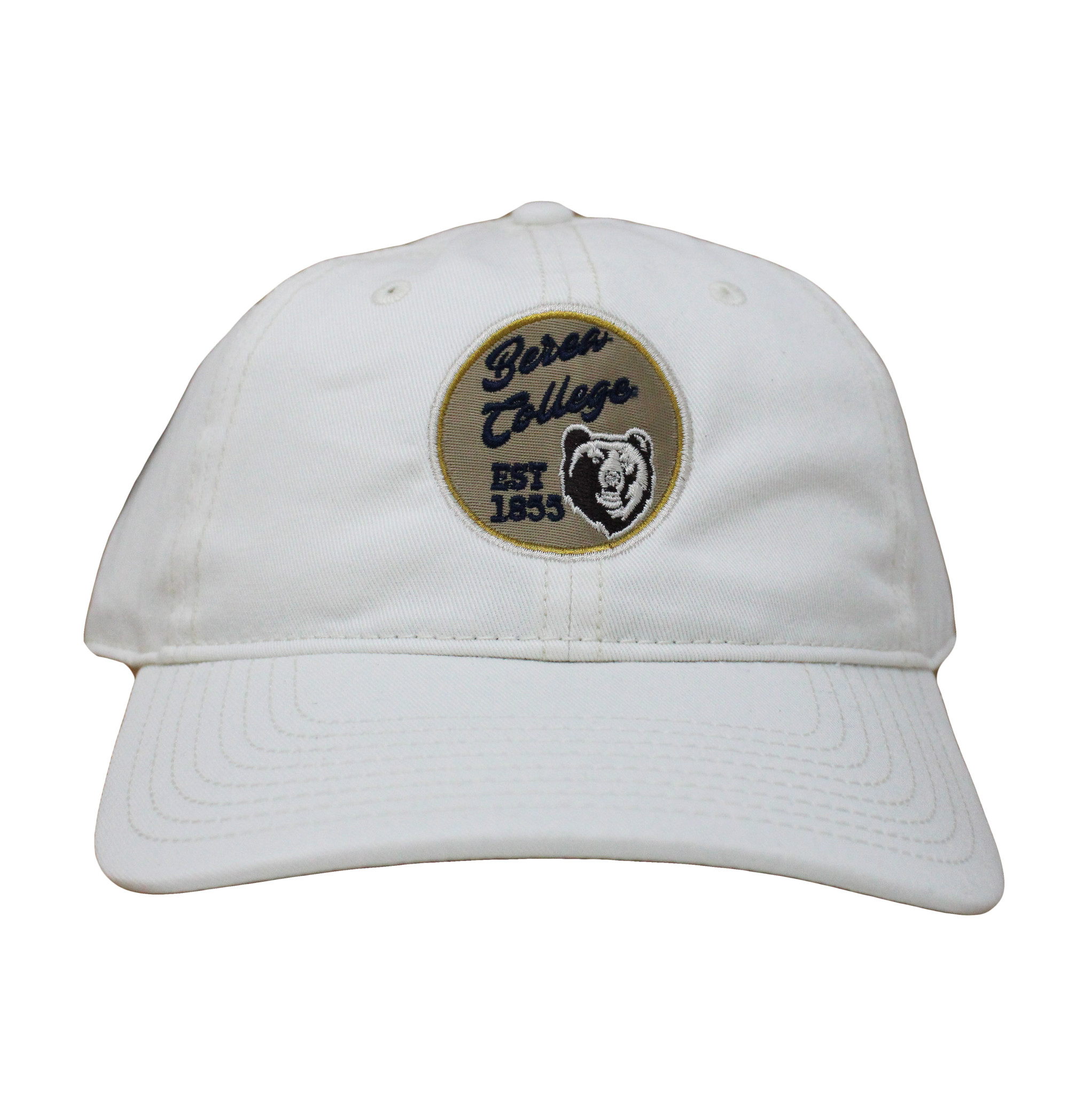 Briscoe White Cap with Pink Bison – Briscoe Museum Store