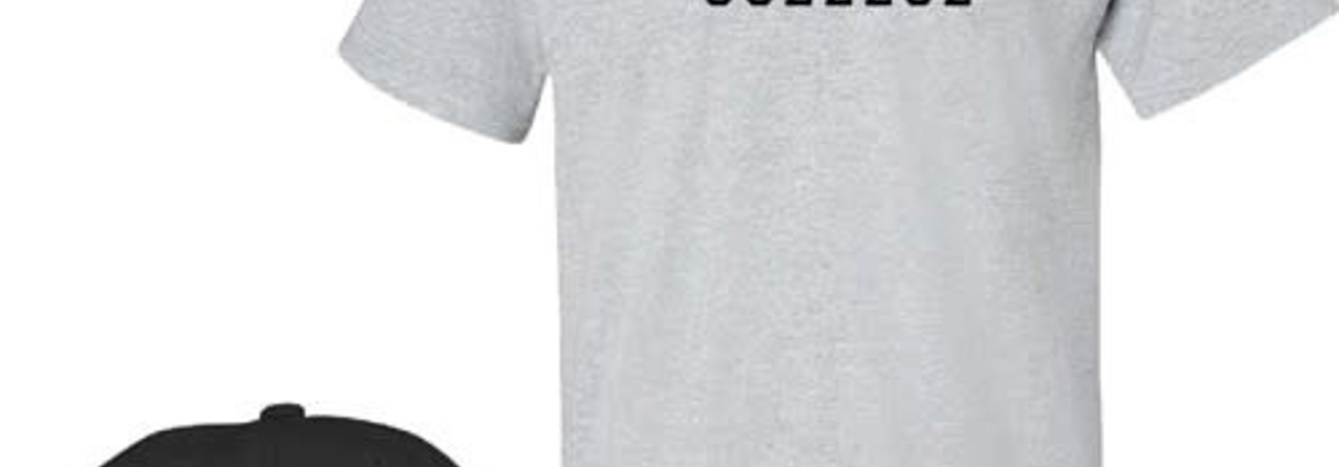 Cap and T Shirt Combo Black/Heather Grey
