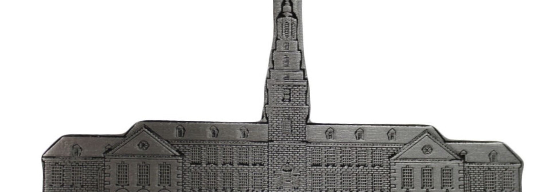 Draper Hall Pewter Ornament