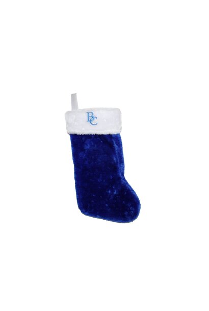 Blitzen Christmas Stocking Royal/White