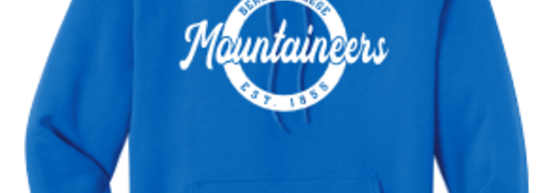 Hoodie, Fleece Royal BC Mountaineers
