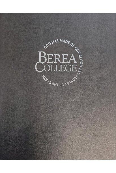 Folder, Black, Silver Foil, Circle Logo