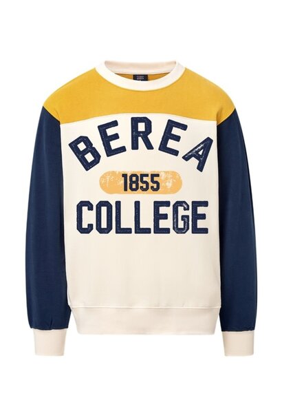 Crewneck, Otto Colorblock Crew, Berea College, 1855,