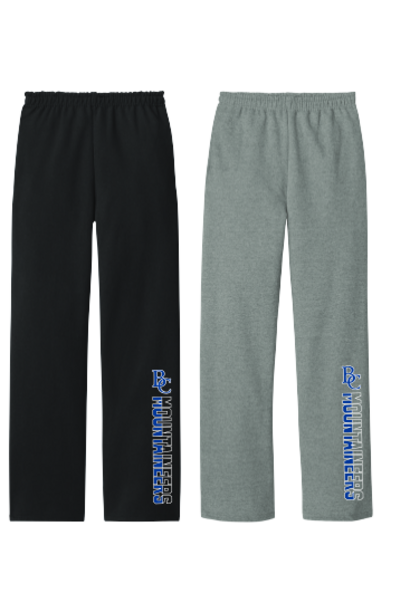 Sweatpants, Open Bottom, BC Mountaineers,