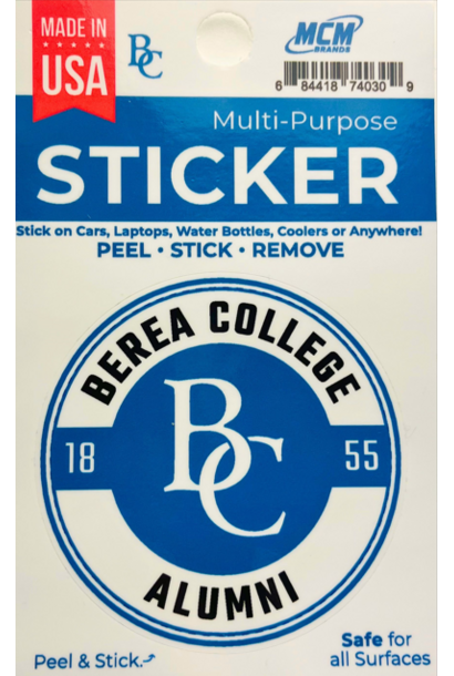 Round Alumni Sticker BC