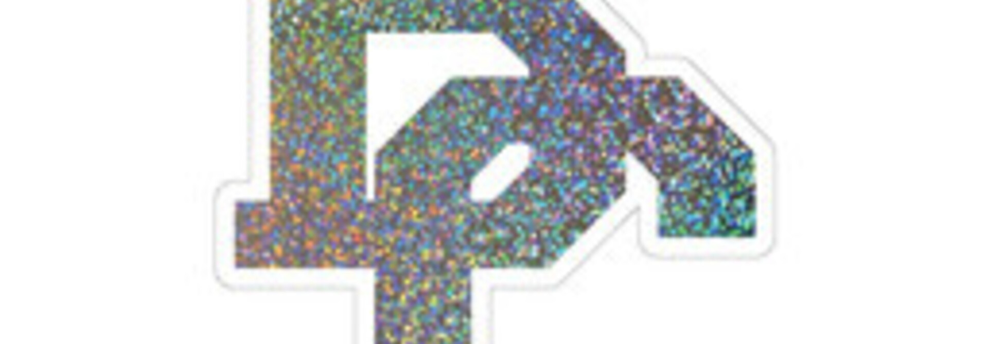 Sticker, Confetti Holographic BC Small
