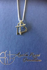 Anita Goudeau AG1006 Cross My Heart Medium Necklace SS 20" Box Chain