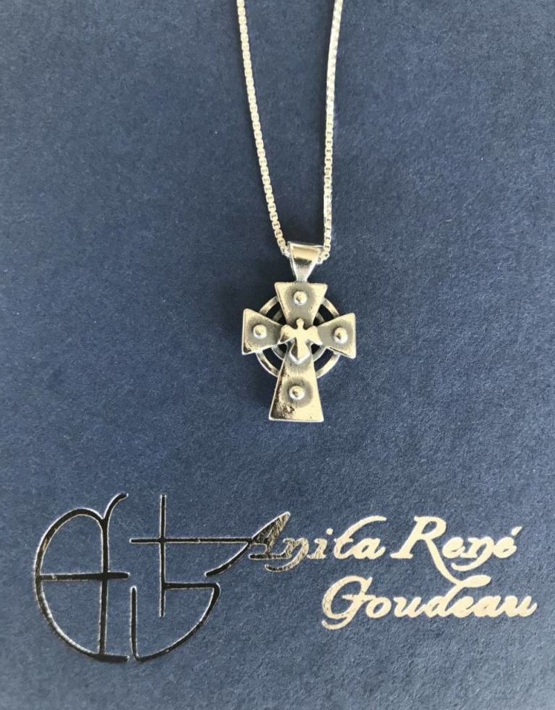 AG1135 Covenant Cross Necklace SS 20" Box Chain