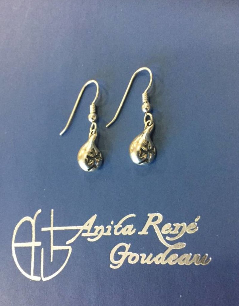 Anita Goudeau AG1072 Watermark Dangle Earrings SS